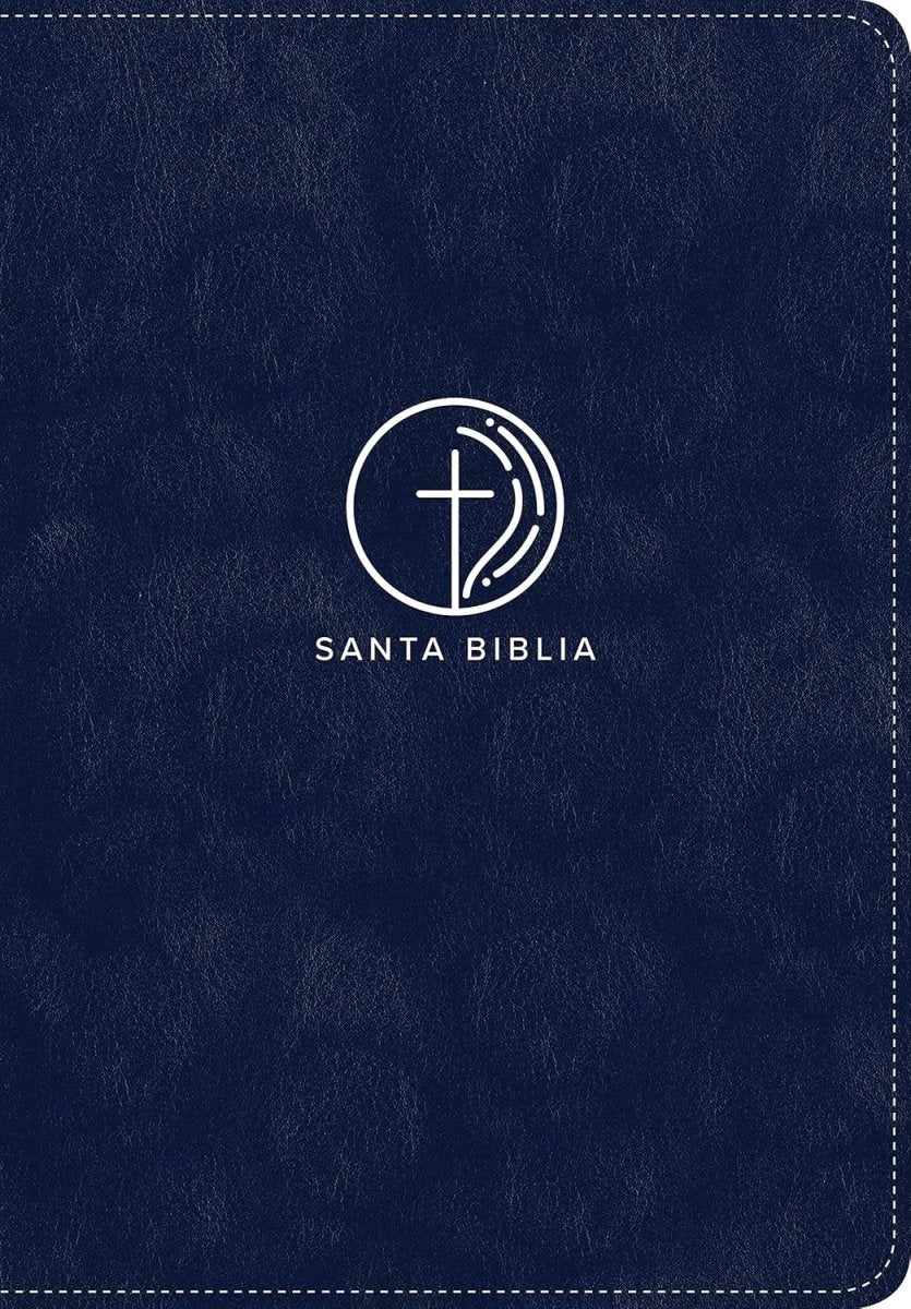 Biblia Nueva Traducción Viviente Letra Compacta PJR Cierre Azul