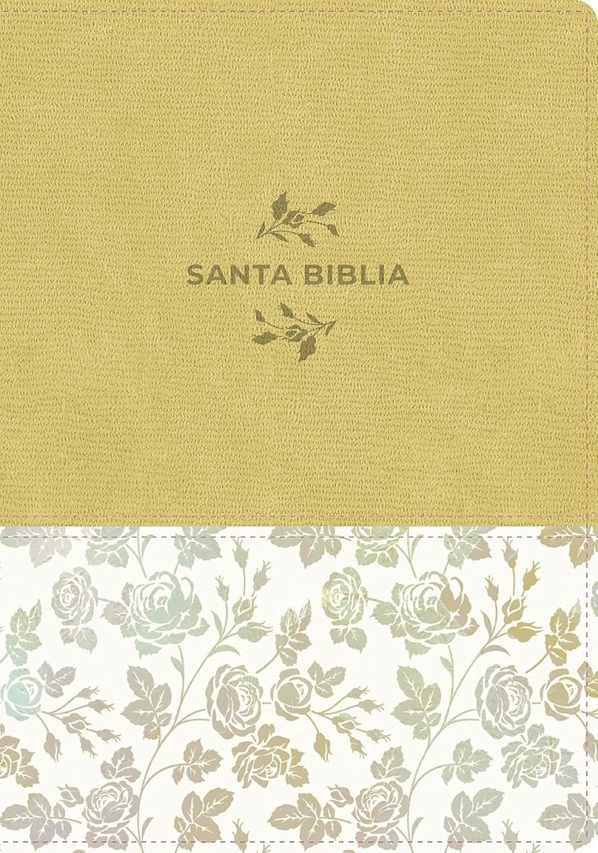 Biblia Nueva Traducción Viviente Letra Compacta PJR Ultrafina 2 Tonos Crema