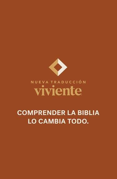 Biblia Nueva Traducción Viviente Letra Mediana PJR Diseño Metálico indice Rosa