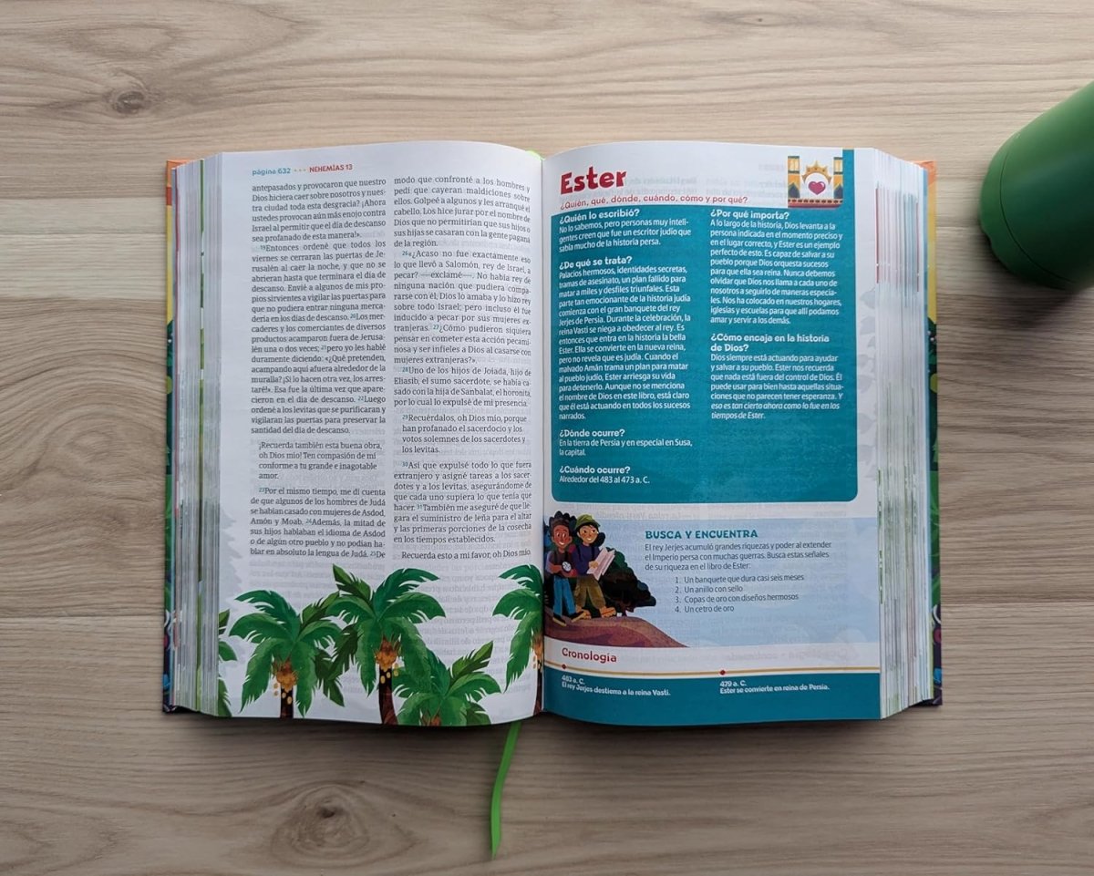 Biblia Nueva Traducción Viviente (NTV) Go, Letra 9,5 Pt, 14×22, Para Niños, Ilustrada, Tapa Dura