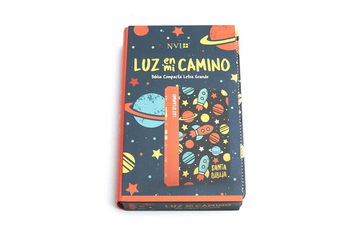 Biblia Nvi Luz En Mi Camino Cohetes, Multicolor Simil Piel