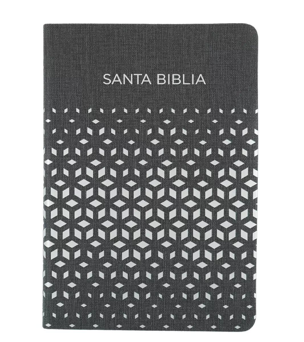 Biblia Reina Valera 1960 para Regalos y Premios Letra 8 puntos 14 x 20 cm Negro/Plata Imit. Piel