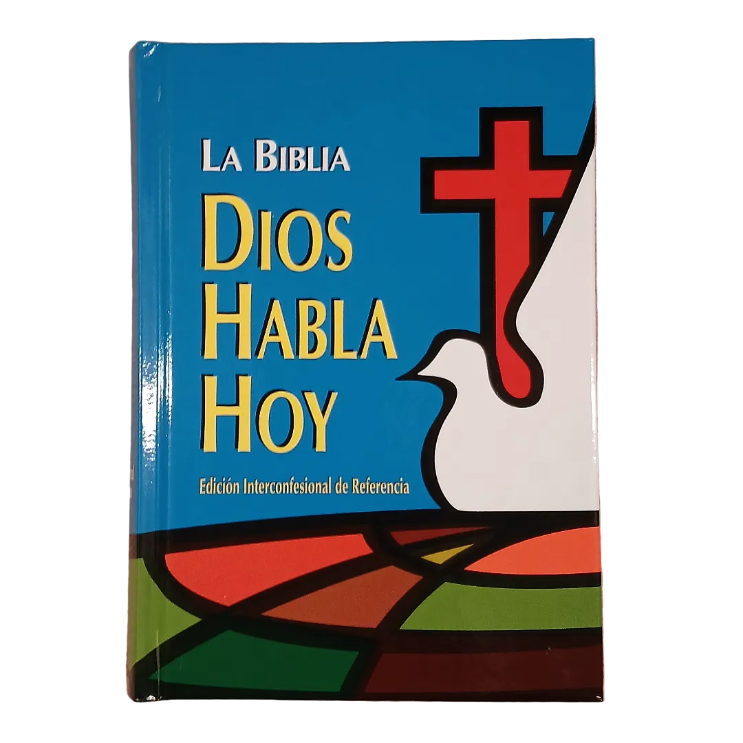 Biblia Dios Habla Hoy con Deuterocanónicos – Tapa Dura Azul, Letra 7 Puntos