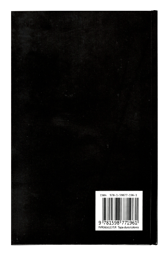 Biblia Reina Valera 1960 Letra Grande Concordancia Tapa Dura PJR Negro