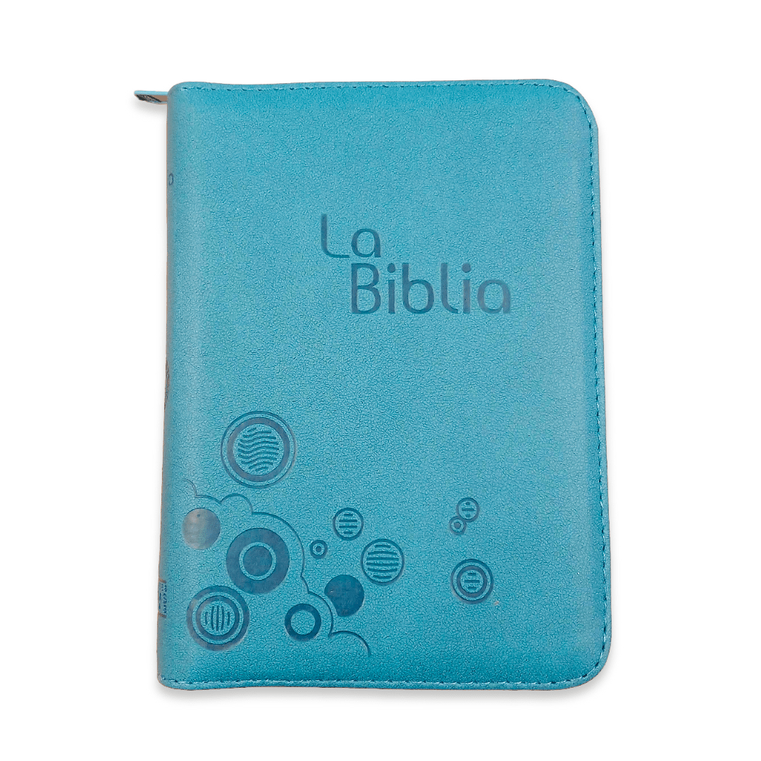 Biblia Mediana Cierre Letra Mayor Turquesa Lenguaje Actual