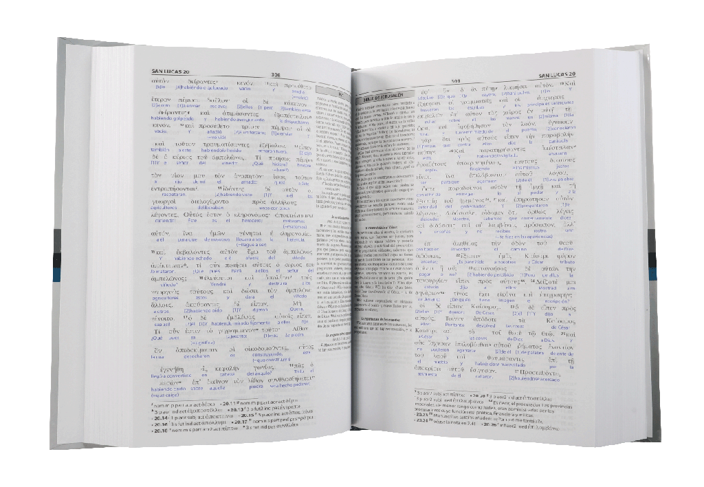 Nuevo Testamento de Estudio Interlineal Griego - Español Tapa Dura