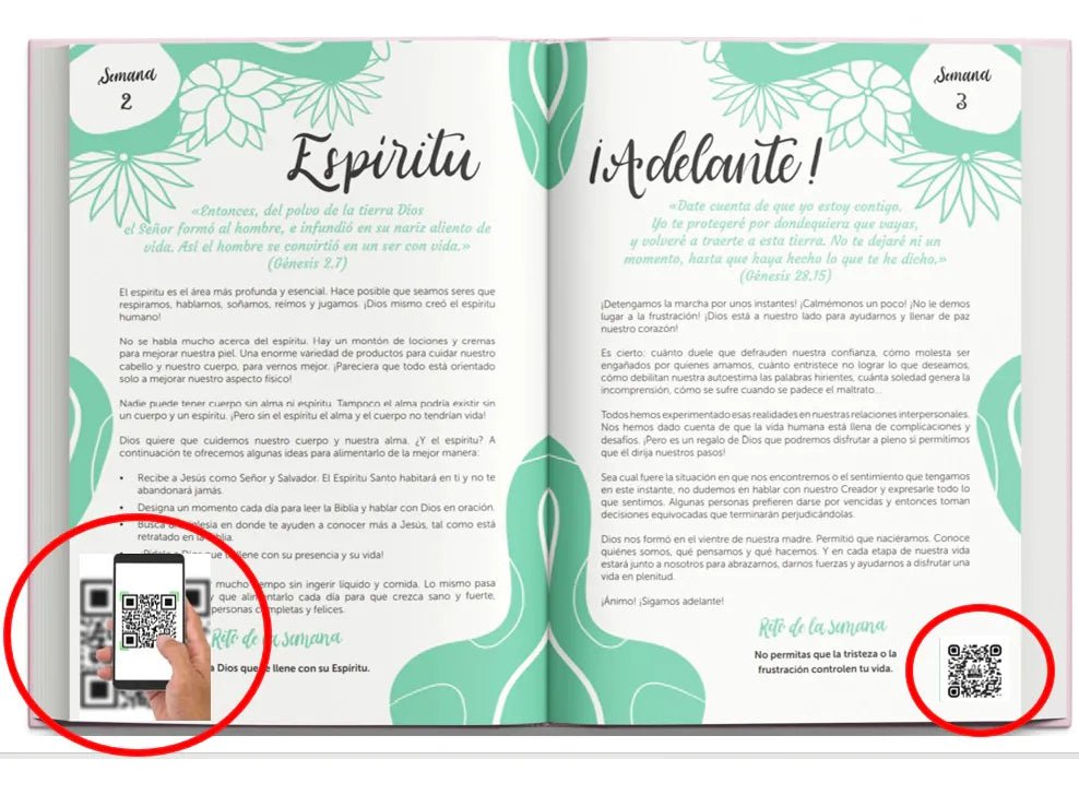 Biblia Devocional BibliArte · Reina Valera Contemporánea · Letra grande 12 puntos · Imitación piel color aqua + Bolso de regalo para transportarla