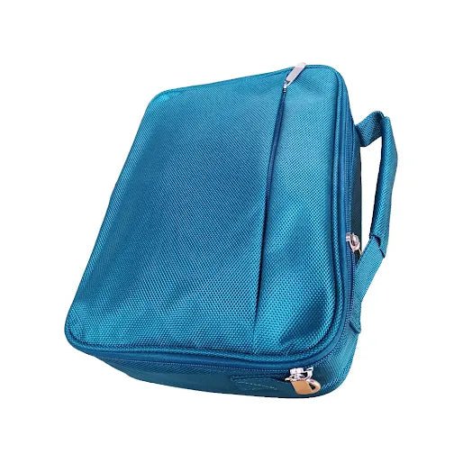 Biblia Devocional BibliArte · Reina Valera Contemporánea · Letra grande 12 puntos · Imitación piel color aqua + Bolso de regalo para transportarla