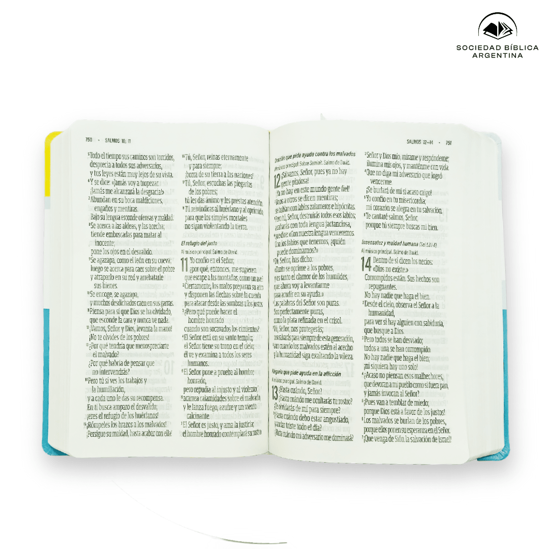 Biblia Reina Valera Contemporánea Letra Gigante Azul