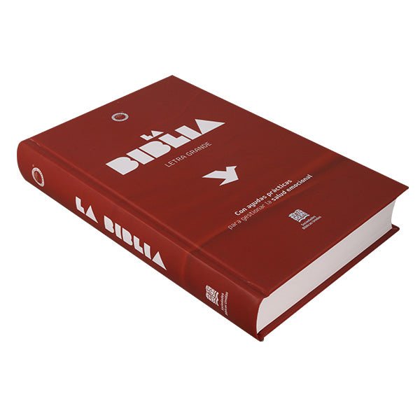 Biblia Traducción Lenguaje Actual Letra Grande PJR 21x13 TD Salud Emocional Roja