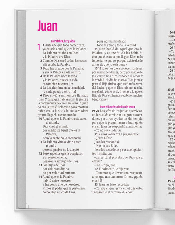 BIBLIA TLA63 LETRA 12 PUNTOS 13.5x21 PJR FAMILIAS SALUDABLES TAPA DURA COLORES