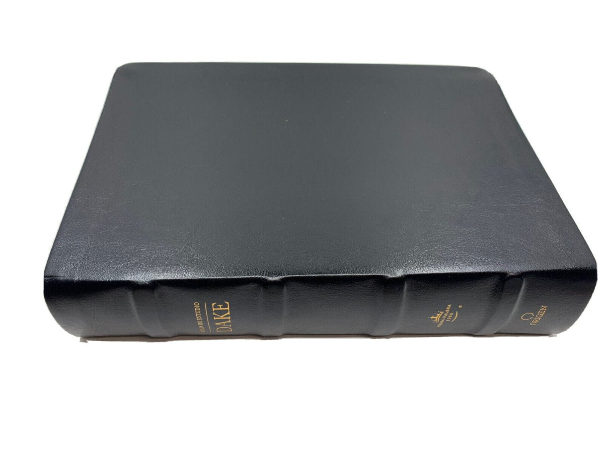 Biblia Reina Valera 1960 De Estudio Dake Tamaño Grande Piel Negra