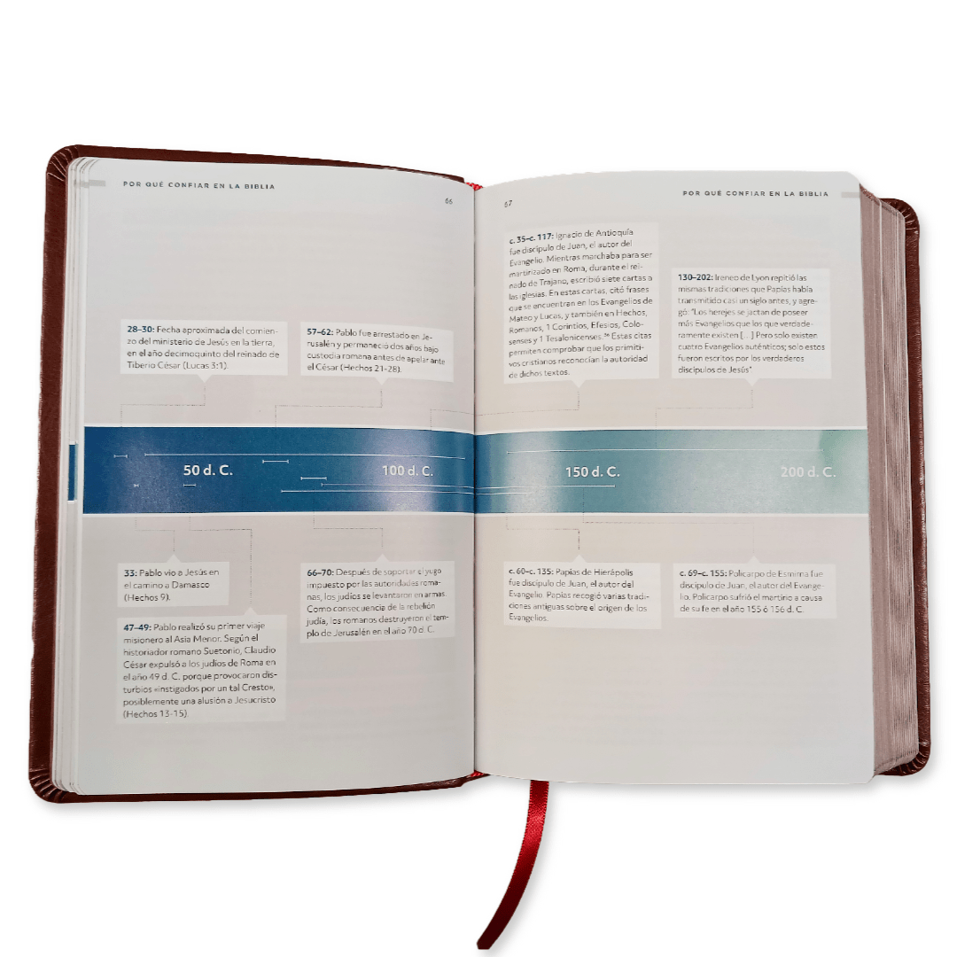 Biblia De Referencia Ilustrada (Imitacion Piel Marron)