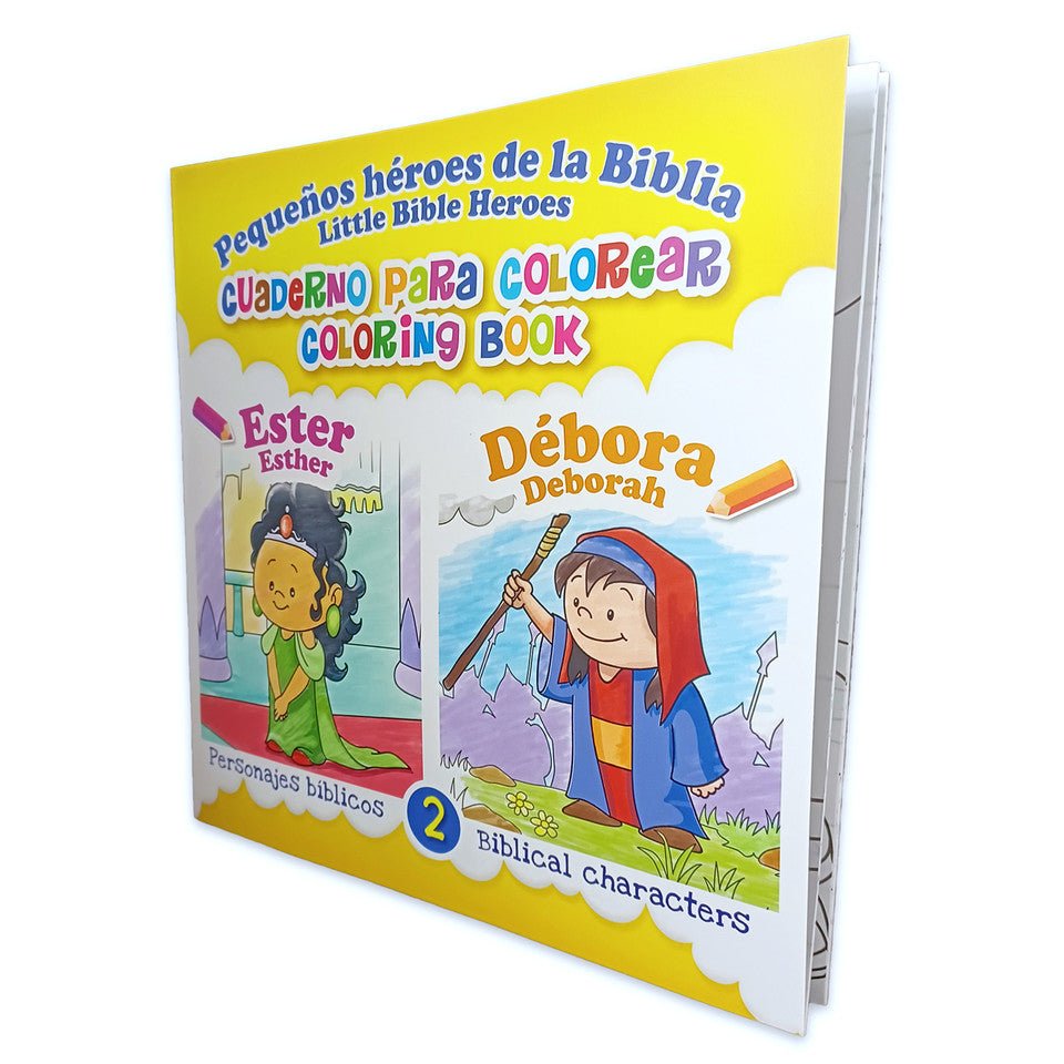 Ester y Debora Cuaderno para Colorear Bilingue