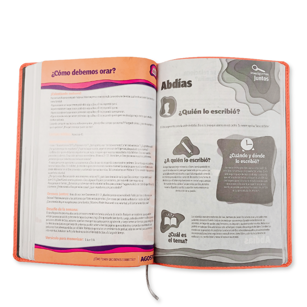 Biblia Devocional Familiar Nueva Biblia Viva Nbv, Edic Lujo