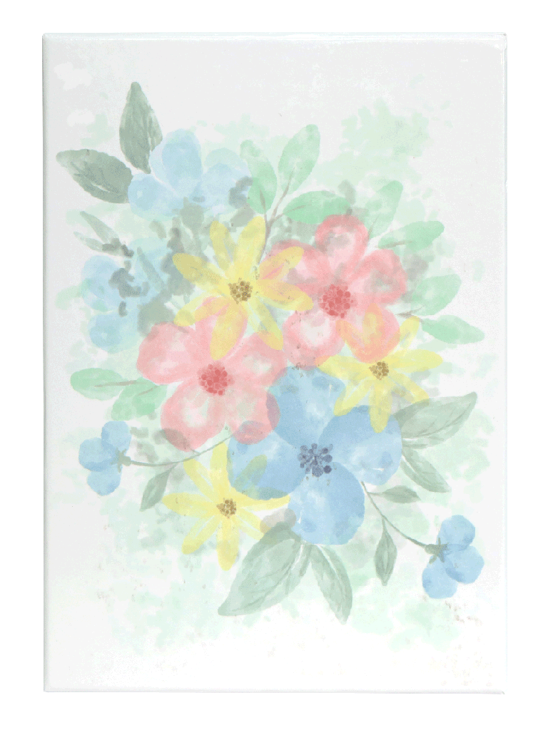 Biblia Reina Valera 1960 Letra Grande Estudio Mujer Flores con cuadro decorativo