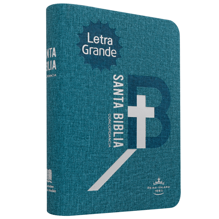 BIBLIA RVR045cLG DRS LETRA 9p 12x16 TAPA PU CONCORDANCIA VERDE