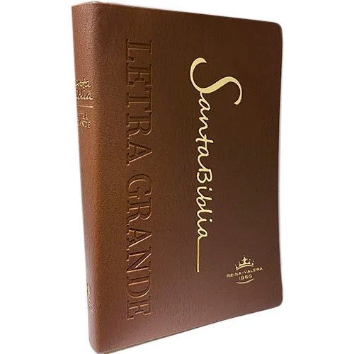 Biblia Reina Valera 1960 Letra Mediana 14x21cm Marrón