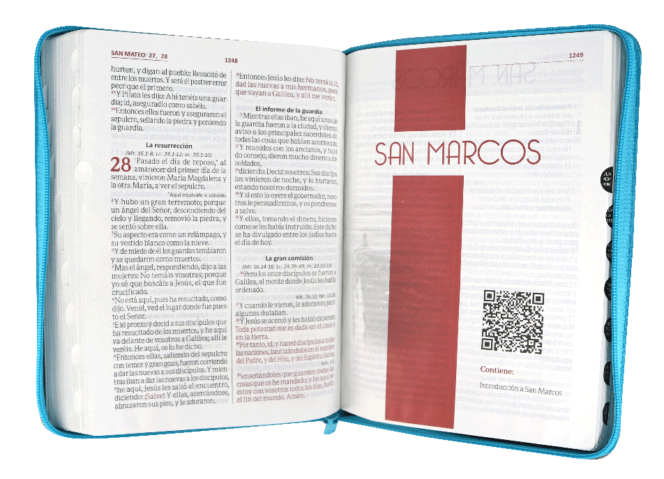 Biblia Reina Valera 1960 Letra Gigante Cierre Índice Qr