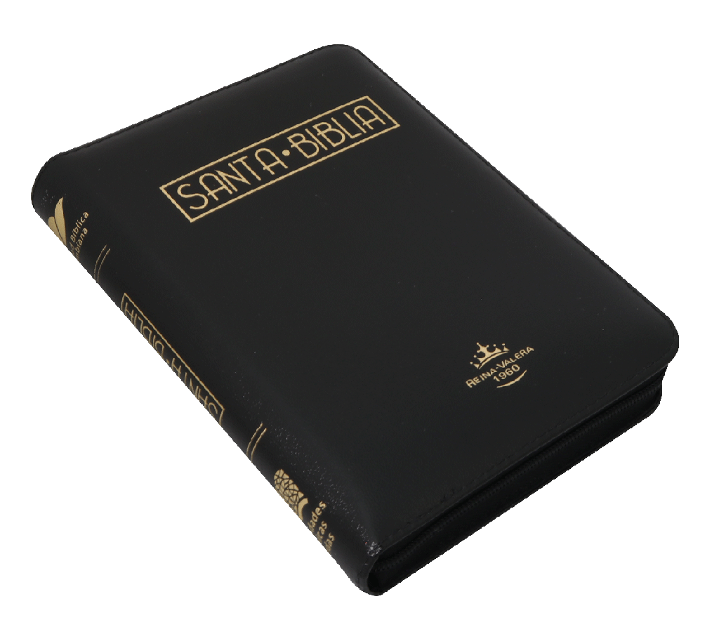 BIBLIAREINA VALERA 1960 055cLGZPJRa L 10p 13x19 CONCORDANCIA CIERRE PJR IMITACION PIEL NEGRA QR