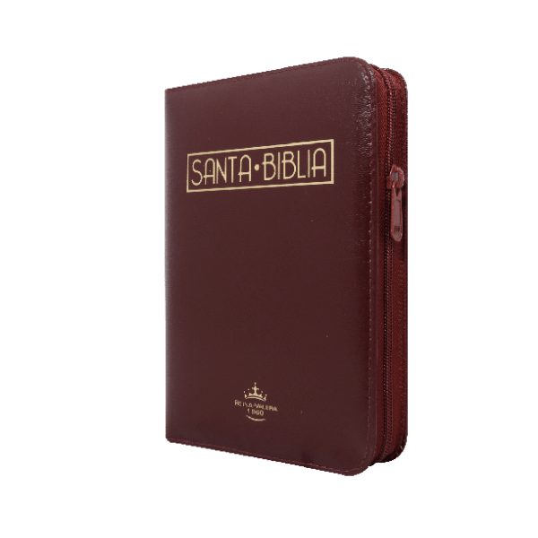 BIBLIAREINA VALERA 1960 055cLGZPJRa L 10p 13x19 CONCORDANCIA CIERRE PJR IMITACION PIEL BORDO QR