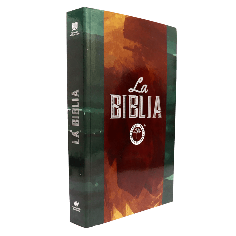 Biblia Traducción en Lenguaje Actual - 1M – 60UE – Letra 7 pts – 13,5x21 cm – Tapa Rustica – Verde