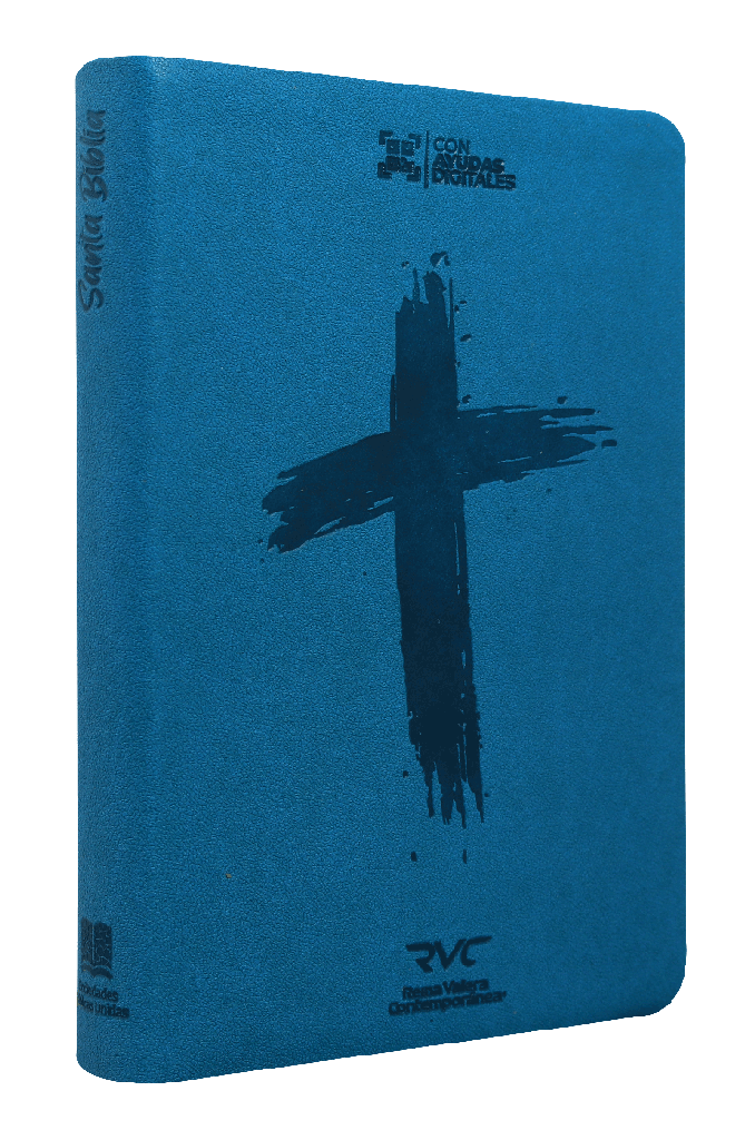 Biblia Reina Valera Contemporánea Concordancia 14X21Cm Letra Mediana 10 Puntos Agua Marina