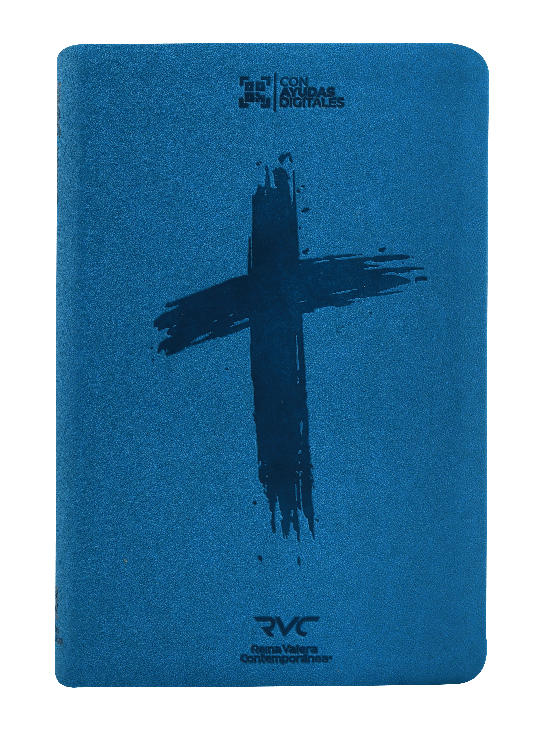Biblia Reina Valera Contemporánea Concordancia 14X21Cm Letra Mediana 10 Puntos Agua Marina