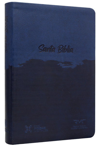 Biblia Reina Valera Contemporánea Concordancia Estandar 14X21Cm Letra Mediana 10 Puntos Azul