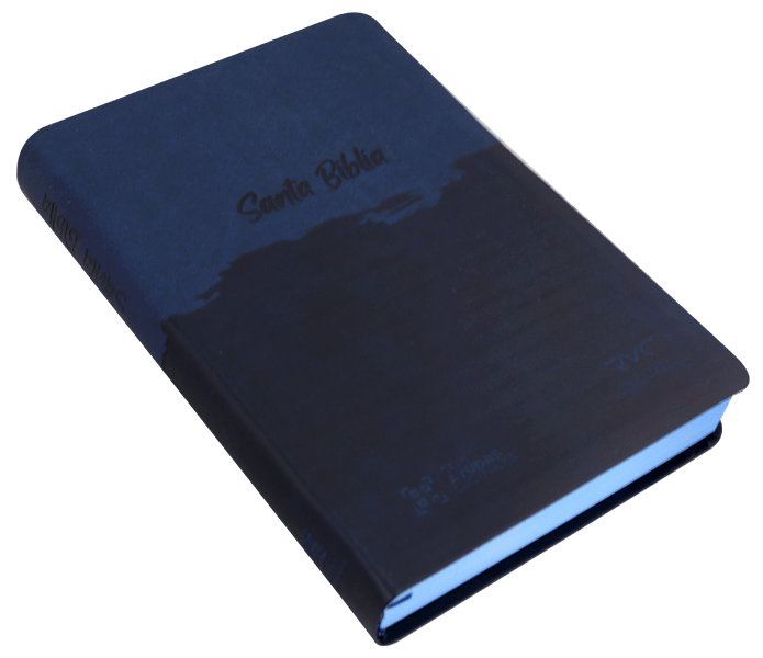 Biblia Reina Valera Contemporánea Concordancia Estandar 14X21Cm Letra Mediana 10 Puntos Azul