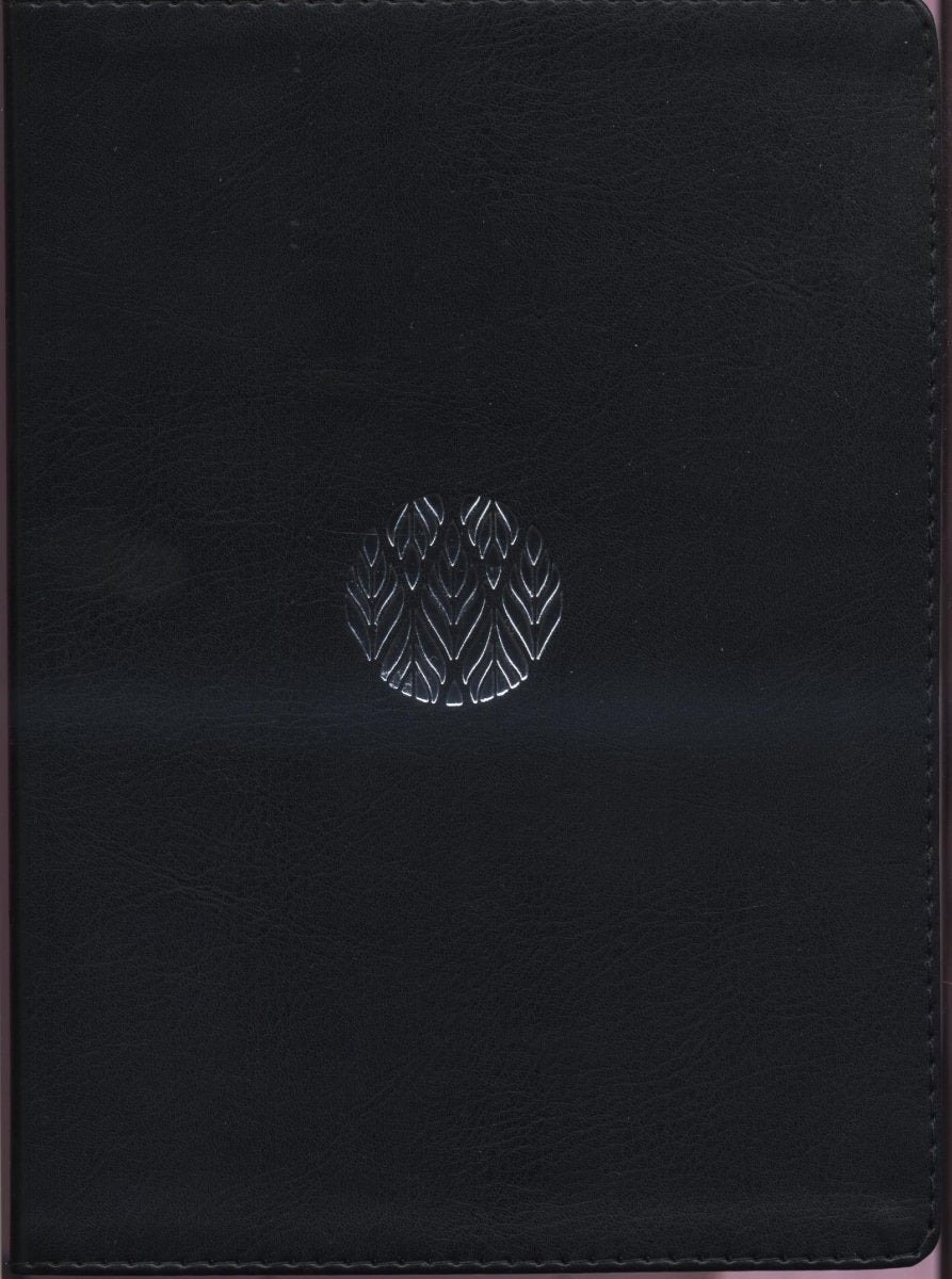 Biblia Reina Valera 1960 letra gigante con cierre imitación piel negra canto plateado