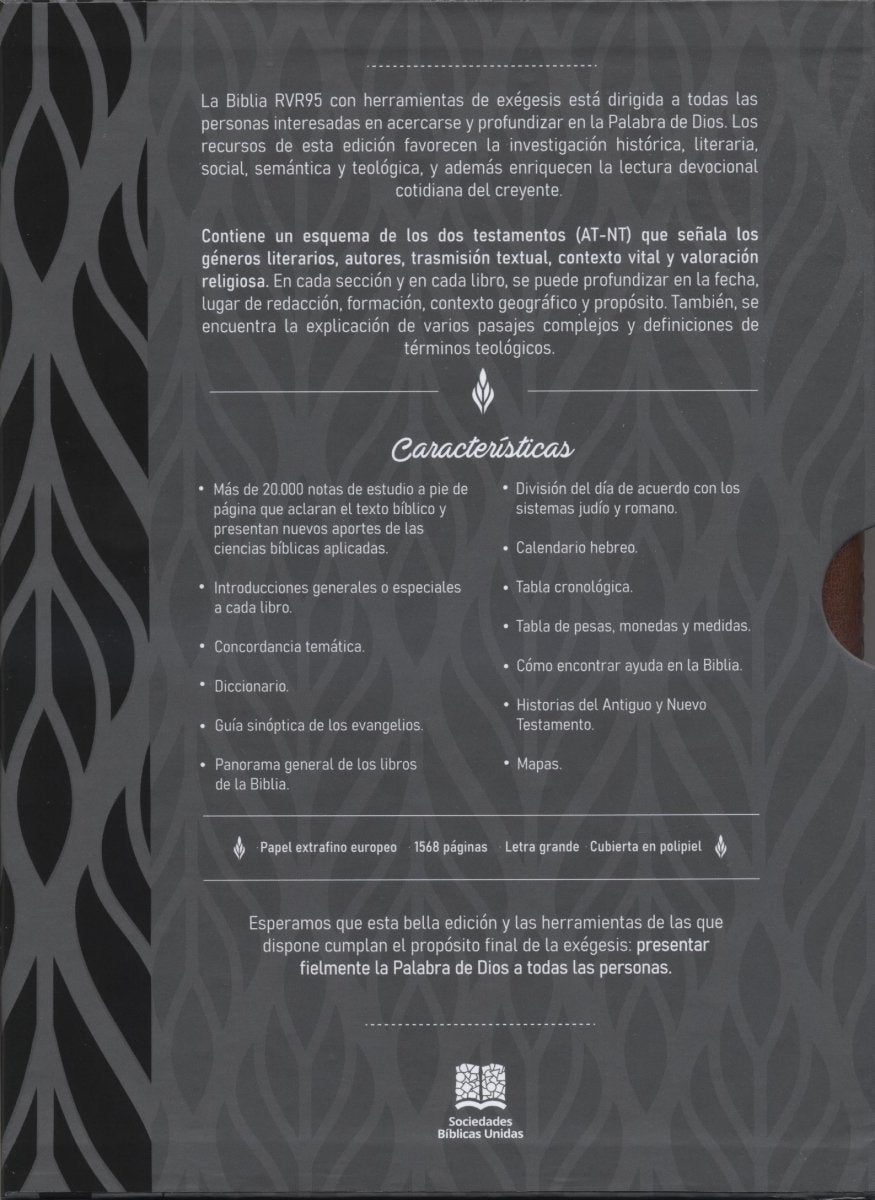 Biblia Reina Valera 1960 letra gigante con cierre imitación piel negra canto plateado