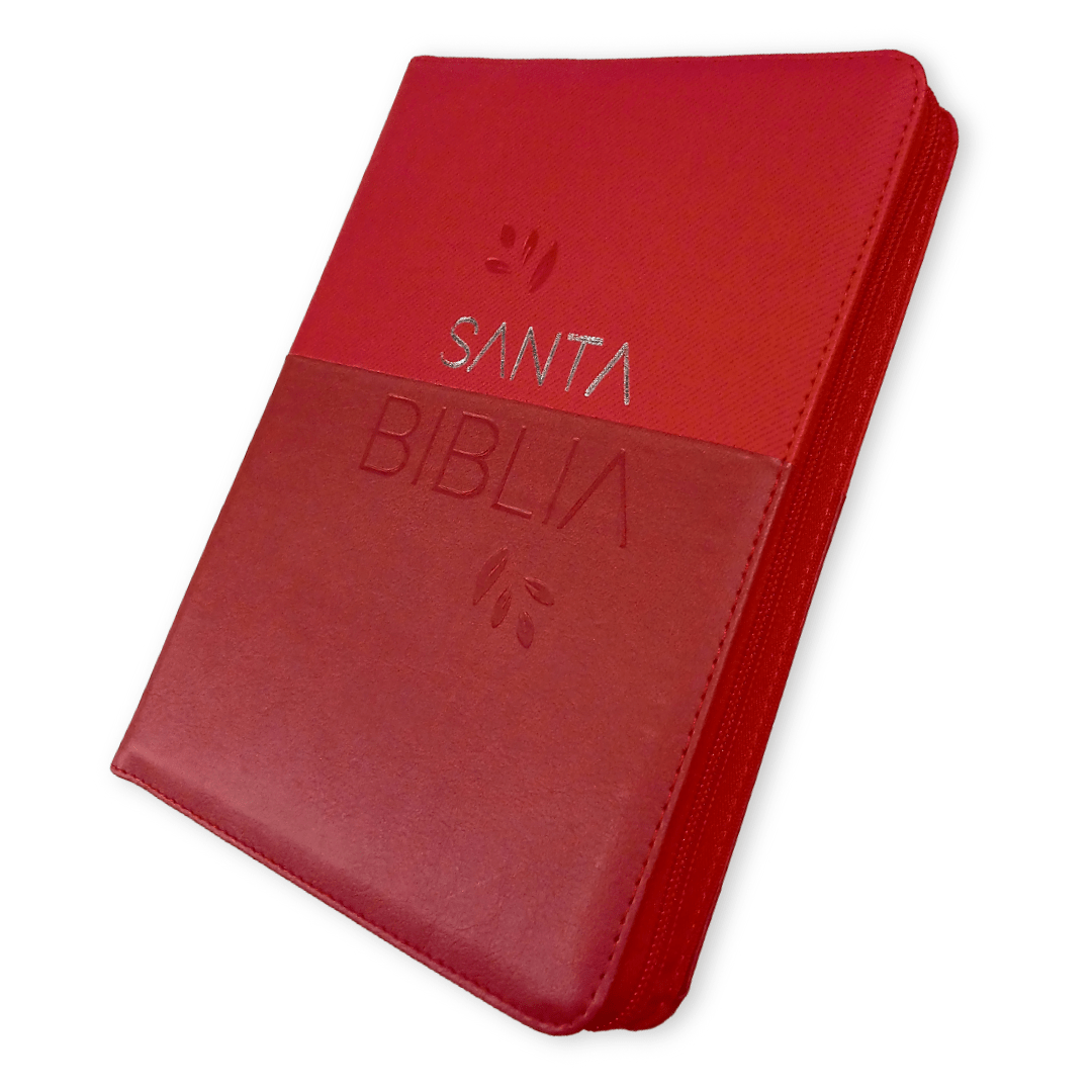 Biblia Reina Valera 1960 – 086 – Con Concordancia – Letra 12 pts – 17x23,5 cm – Palabras de Jesús en Rojo – Cierre con Índice – Tapa PU Cereza/Vino