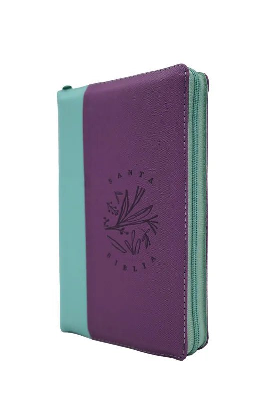 BIBLIA REINA VALERA 1960 066LGZPJR L 14 p 22x14 CIERRE PJR TAPA PU MORADO