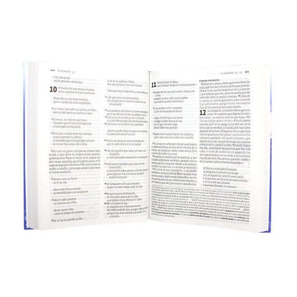 Biblia Dios Habla Hoy letra grande tapa dura azul canto blanco con deuterocanónicos