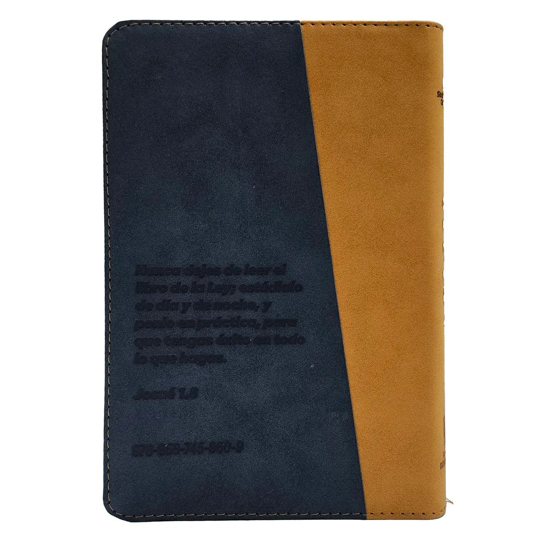 Biblia Traducción al Lenguaje Actual letra grande azul oscuro/café canto dorado