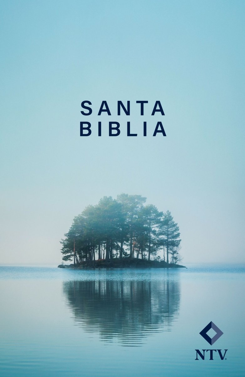Biblia Nueva Traducción Viviente – Tapa Rústica Azul, Letra 8pt, 14x21 cm