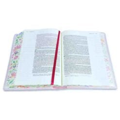 Biblia Reina Valera 1960 De Apuntes Tamaño Personal Floreada Tela Impresa