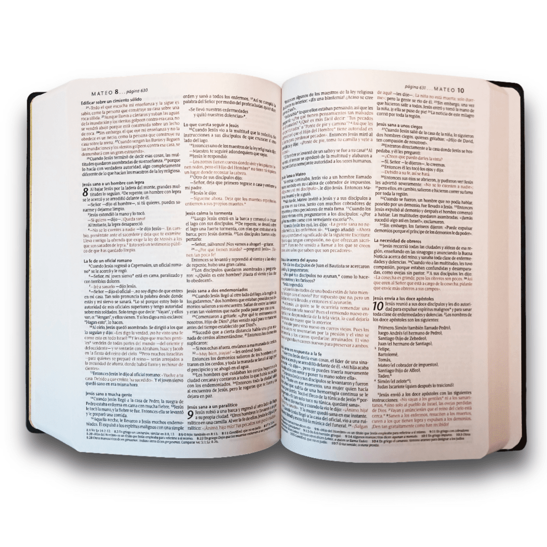 Biblia Nueva Traducción Viviente Vinil Negro
