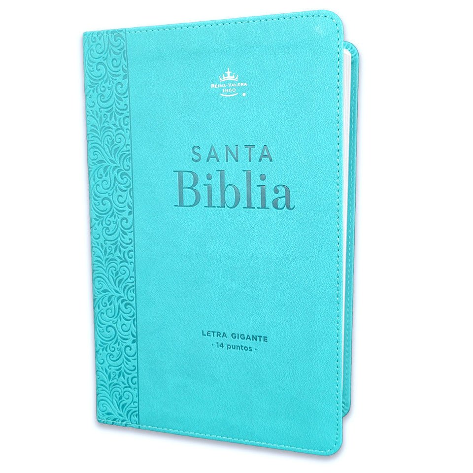 Reina Valera 1960 068C Lgi 14P 14X21 Colección Corinto Turquesa