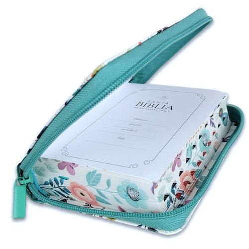 Biblia RVR60 025czti PJR CP jardín turquesa