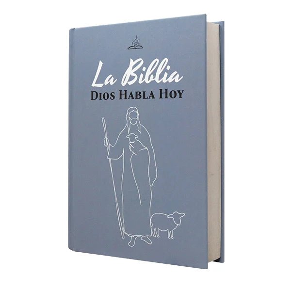 Biblia Dios Habla Hoy – Tapa Dura Gris Azulado, 12 x 17 cm, Letra 9 Puntos