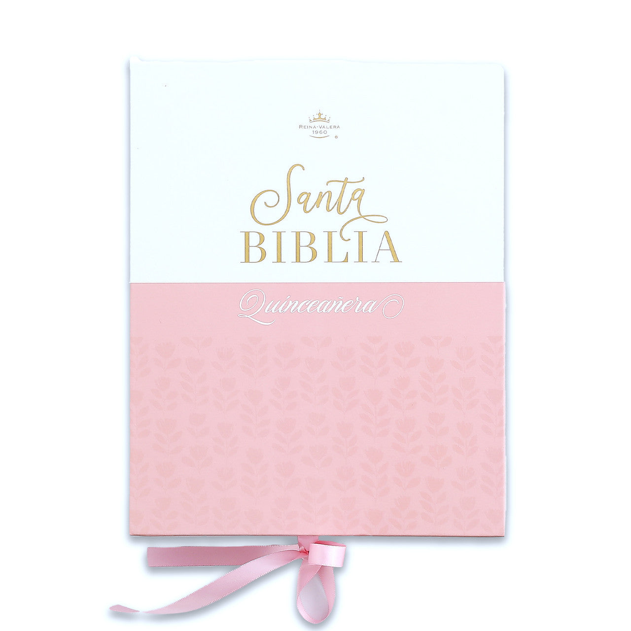 Biblia Reina Valera 1960 045Cti L 10P 11X16 Quinceañera Rosa/Blanco