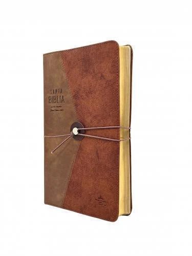 Biblia Reina Valera 1960 Vintage – Con Concordancia – Letra 11 pts – 14x21 cm – Tapa PU – Café