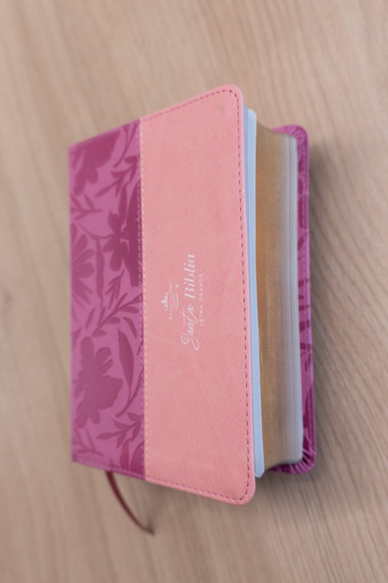 Biblia Reina Valera 1960 – 035 – Con Concordancia – Letra 12 pts – 11x16 cm – Rosa/Fucsia
