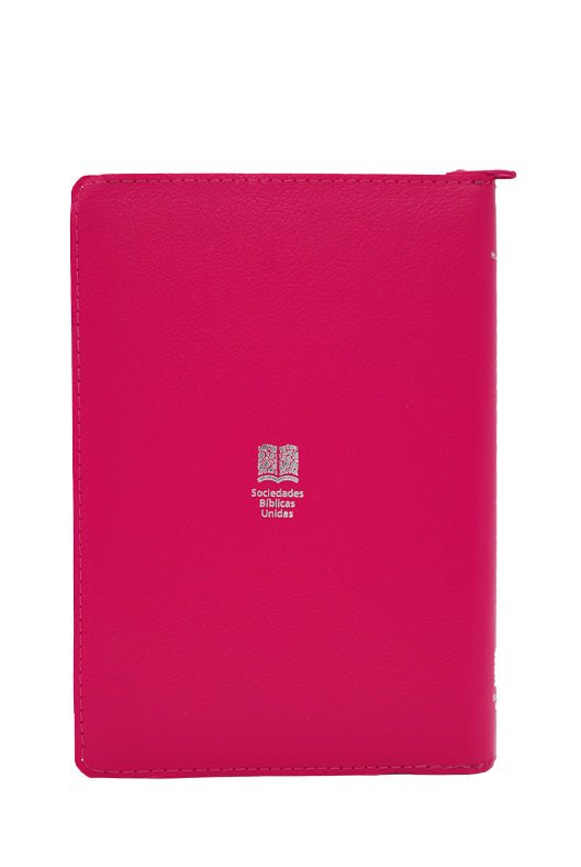 Biblia Reina Valera 1960 Letra 12p PJR cierre índice Covertex Rosa