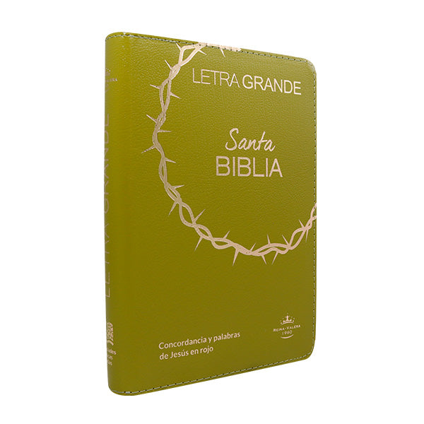 Biblia Reina Valera 1960 Letra 11p PJR cierre índice Covertex Verde