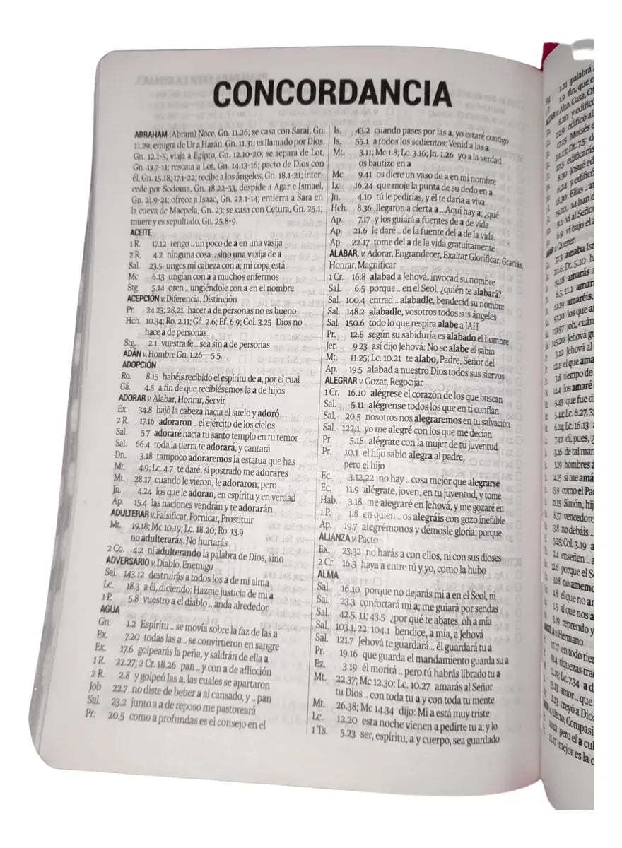 Biblia Reina Valera 1960 Letra 12p PJR cierre índice Covertex Lila