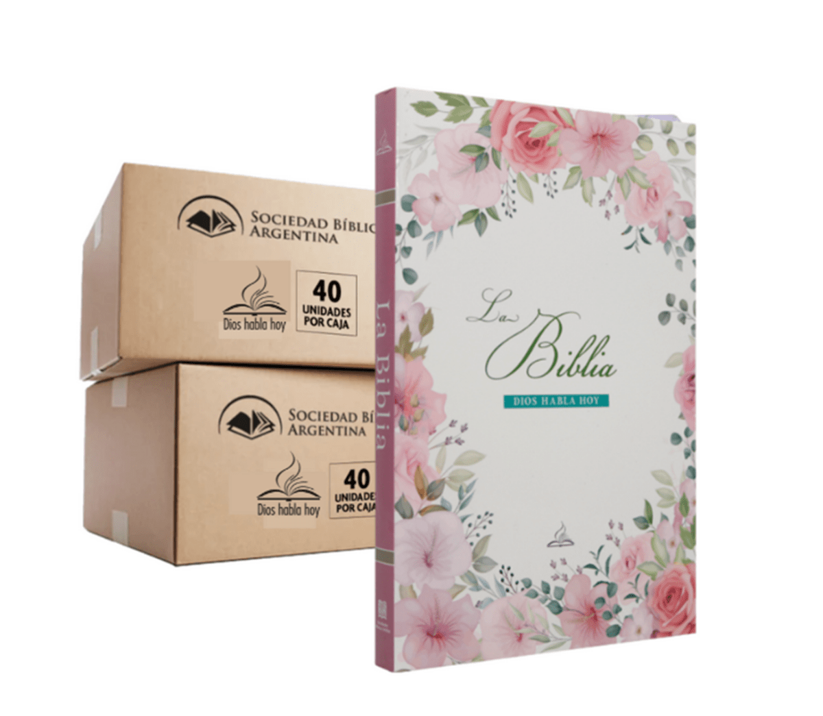 Biblia Dios Habla Hoy 1M Rosa Flores Económica