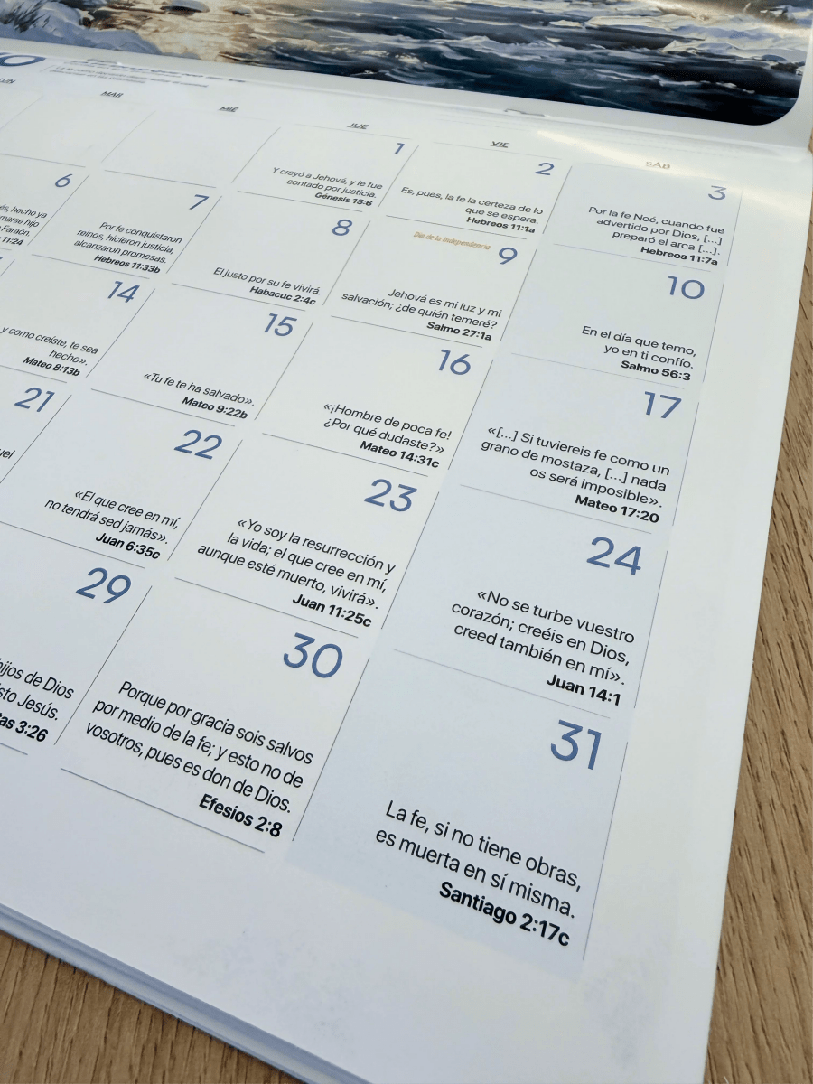 Calendario 2027 - UN AÑO DE GRACIA